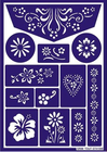 Face Paint Stencils - Flowers