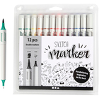 Sketch Markers, 12 pcs
