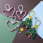 DIY Christmas Craft - Hearts and Christmas Trees