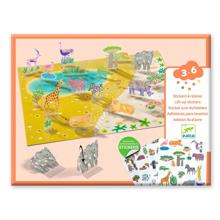 3D Lift-Up Stickers - Animals