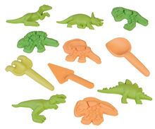Wheat Straw Sand Play Set - Dinosaurs, 11 pcs