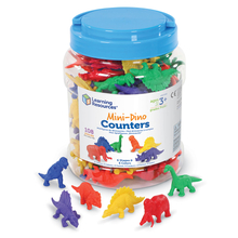 Count & Sort - Mini Dino Counters, 108 pcs