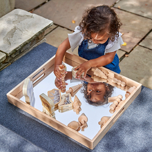 Wooden Mirror Tray - Large