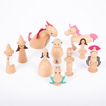 Enchanted Wooden Figures, 10 pcs