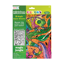 Magic Paint Sheets w. Brush - Magic Jungle