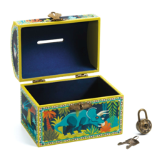 Money Box with Padlock - Dinosaurs