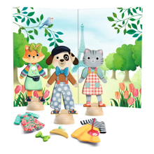 Sticker Dress-Up Dolls - Hello Paris