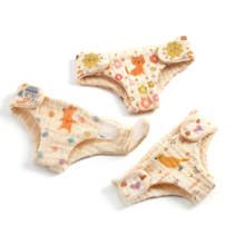 Pomea Doll Accessories - Diapers, 3 pcs