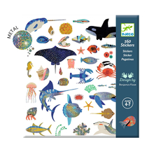 Stickers - Sea Creatures, 160 pcs