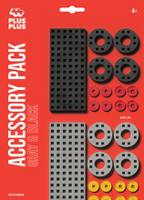 Plus-Plus Accessory Pack - Gray & Black, 30 pcs 