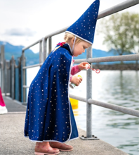 Wizard Cape with Stars, 4-6 yrs