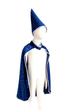 Wizard Cape with Stars, 4-6 yrs