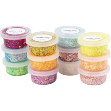 Glitter Clay 72x20 ml - Mixed Colours 