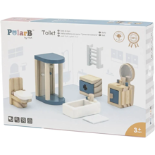 Dollhouse Furniture - Bathroom, 7 pcs