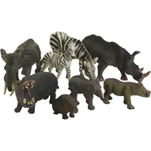 Wild Animals, 8 pcs