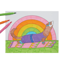 Colouring Book - Work & Play Every Day