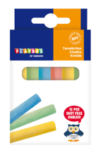 Chalk Sticks - Multicolour, 12 pcs