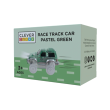 Cleverclixx | Pastel Green Race Track Car, 1 pc