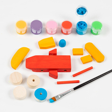 Build & Paint Your Own Wooden Race Car, 1 pc