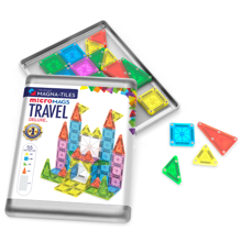 Magna-Tiles | microMAGS Travel Deluxe, 55 pcs