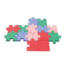 Translucent Puzzle - Red/Pink/Blue/Green, 56 pcs
