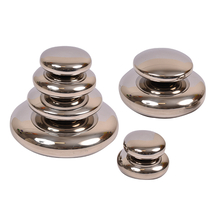Steel Mirror Stones, 20 pcs