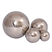 Steel Mirror Balls, 4 pcs
