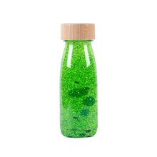 Sensory Bottle - Green Glitter