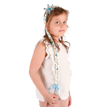 Headband with Braid – Platinum Blonde