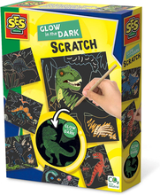Scratch Art Cards - Glow-in-the-Dark Dinosaurs