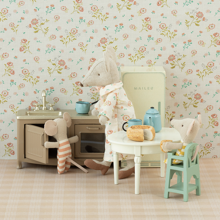 Maileg High Chair for Baby Mouse - Mint 