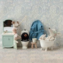 Maileg Toilet for Mice - Off-White 