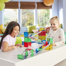 Magna-Tiles | RailRacers Deluxe Marble Run, 90 pcs 