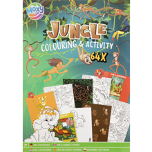 Colouring & Activity Book - Jungle, 64 pages