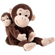 Hand & Finger Puppet - Monkey with Baby