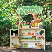 2-in-1 Puppet Theatre & Grocery Store 