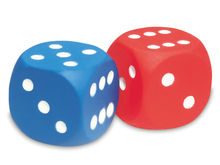 Soft Foam Dot Dice, 2 pcs