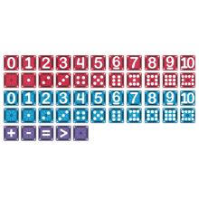 Magna-Tiles | microMAGS Learn Numbers, 56 pcs 