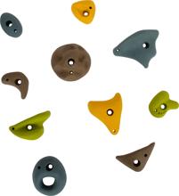 Climbing Holds (incl. Screws), 10 pcs 