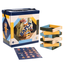 KAPLA Planks - Blue/Yellow/Green, 120 pcs
