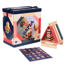 KAPLA Planks - Blue/Red/Pink, 120 pcs