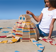 KAPLA Planks - Summer Box, 200 pcs