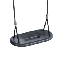 Plastic Swing 45x24 cm - Anthracite (Black Rope)