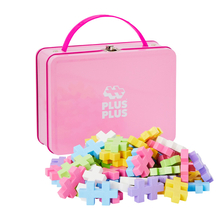 Plus-Plus BIG - Pastel, Metal Suitcase with 70 pcs