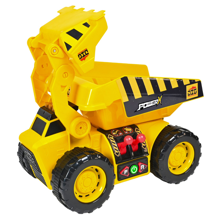 Battery-Powered Front Loader with High Tip Bucket 