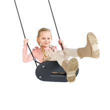 Plastic Swing 45x24 cm - Anthracite (Black Rope)