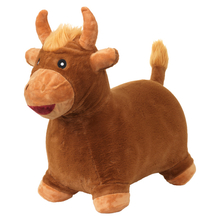 Bouncy Cow (Plush) - Light Brown