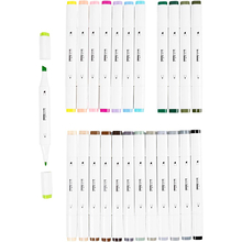 Dual-Tip Markers - Natural & Pastel, 24 pcs 