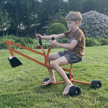Excavator with Detachable Wheels 