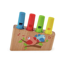 Rainbow Pan Flute with 4 Pipes